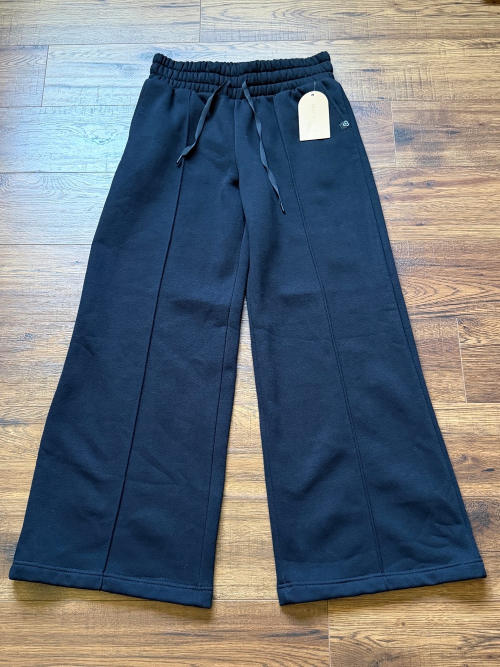 Blogilates Women's Travel Trouser High-Rise Wide Leg Sweatpants Size Small NWT